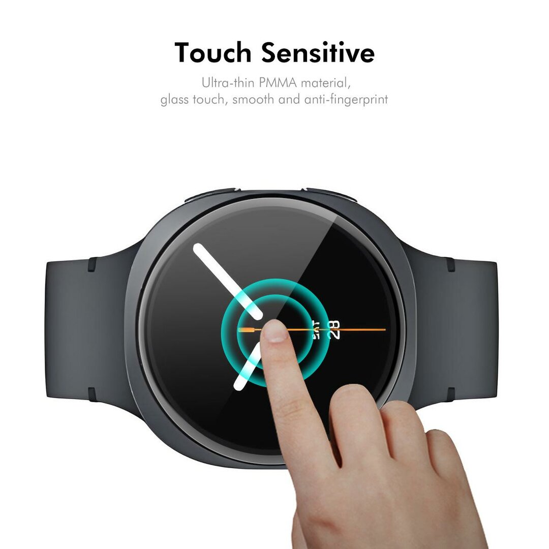 Screen protector - Full cover - Geschikt voor de Samsung Galaxy Watch 8 - 40mm