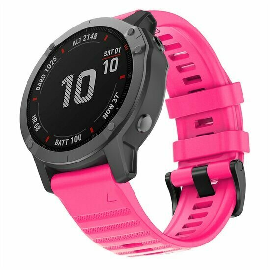 Siliconen bandje - Roze - Garmin Tactix 8 - 51mm