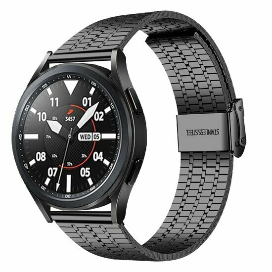 Garmin Forerunner 970 / 570 (47mm) / 255 - Stalen bandje - Zwart