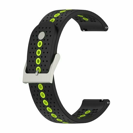 Garmin Forerunner 970 / 570 (47mm) / 255 - Dot Pattern bandje - Zwart met geel
