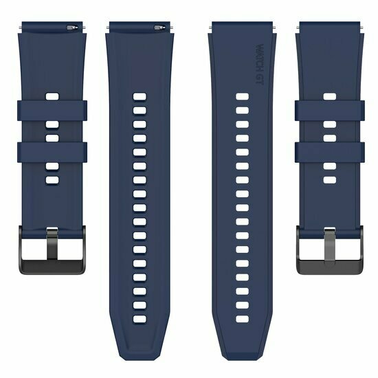 Siliconen gesp bandje - Donkerblauw - Garmin Vivoactive 6 / Vivoactive 5 / Vivoactive 3