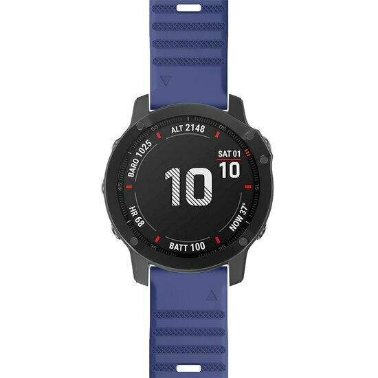 Siliconen bandje - Donkerblauw - Garmin Fenix 8 / 8 pro - 47mm