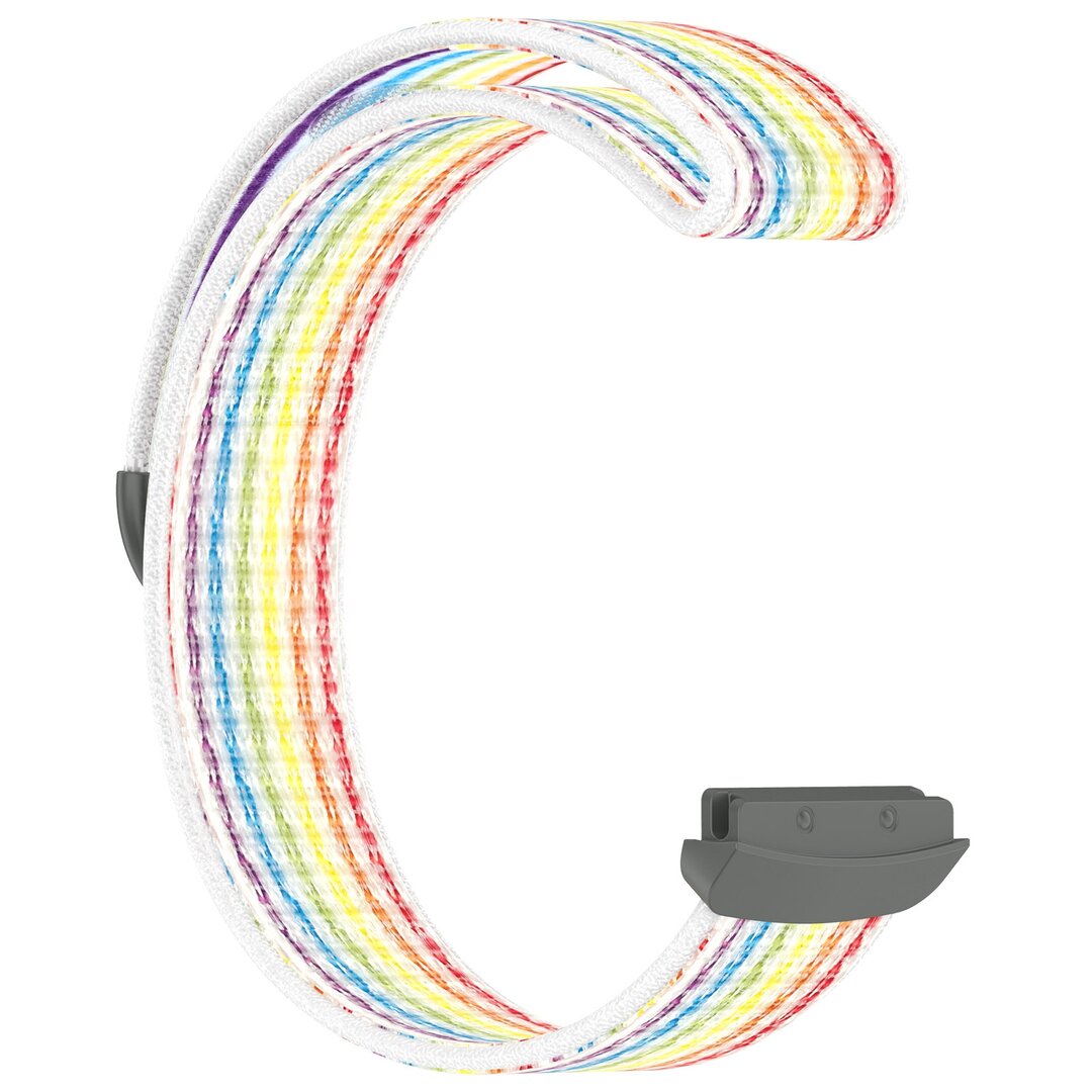 Fitbit Ace LTE - Nylon loop band met klittenbandsluiting - Multicolor