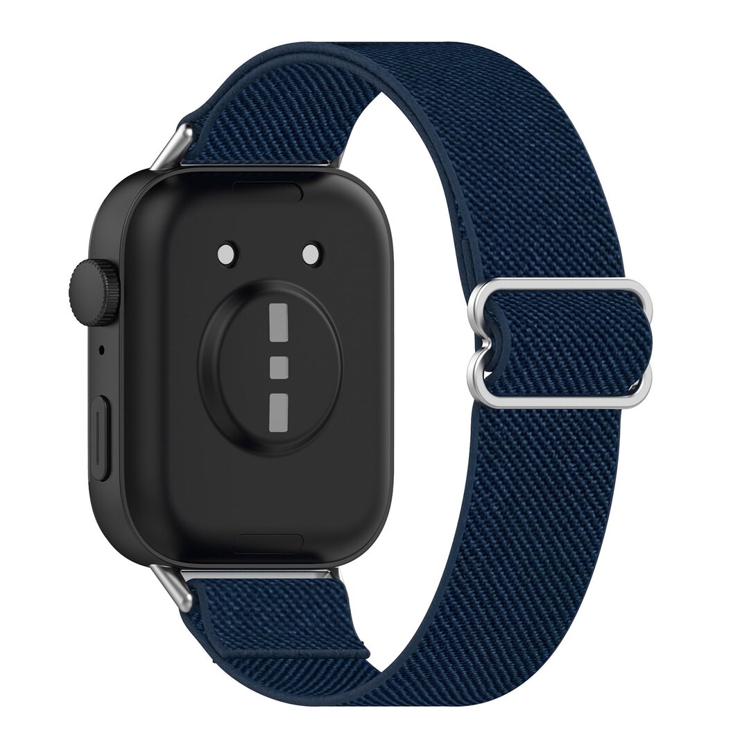 Elastische nylon band - Donkerblauw - Huawei Watch Fit 3 / Fit 4
