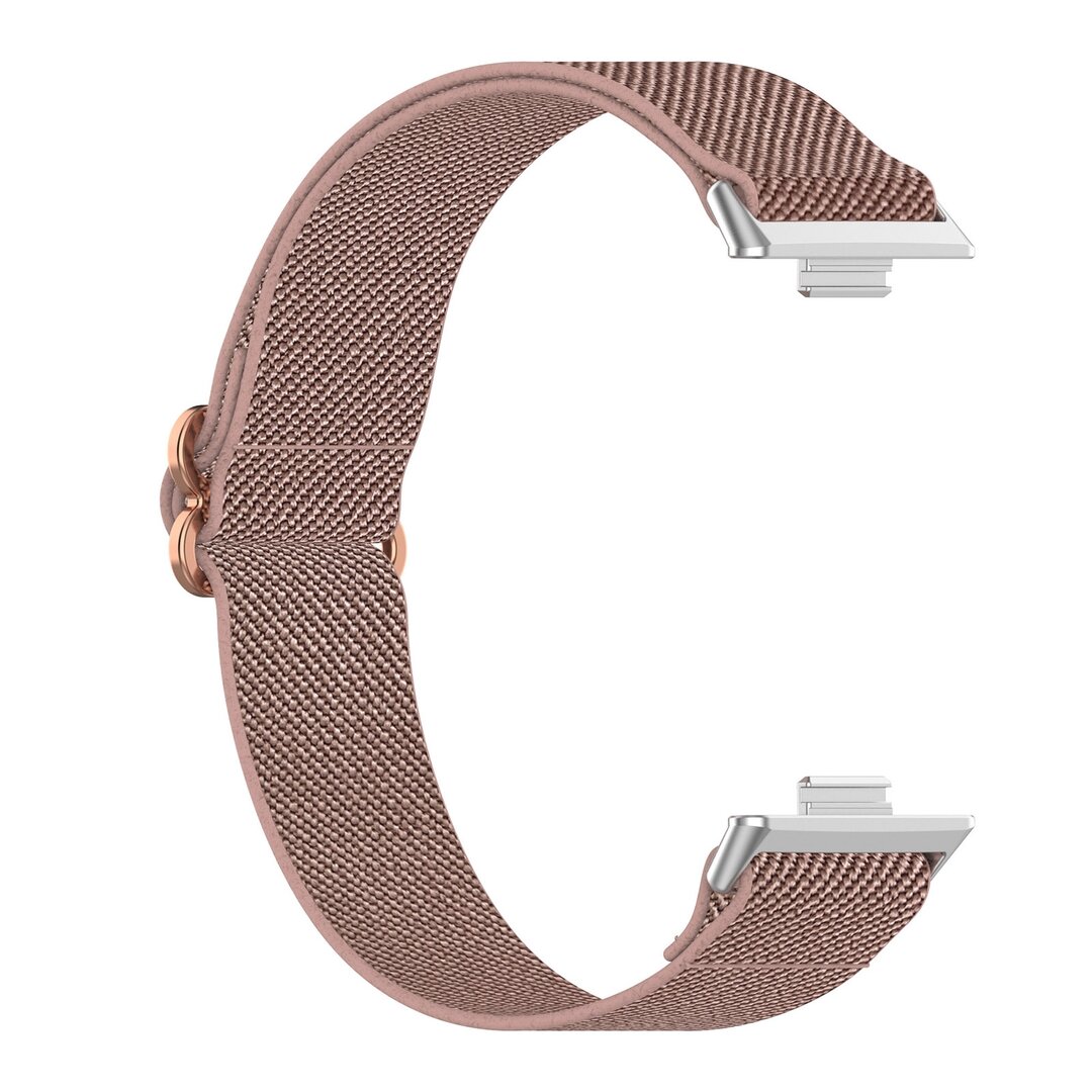 Elastische nylon band - Oudroze - Huawei Watch Fit 3 / Fit 4