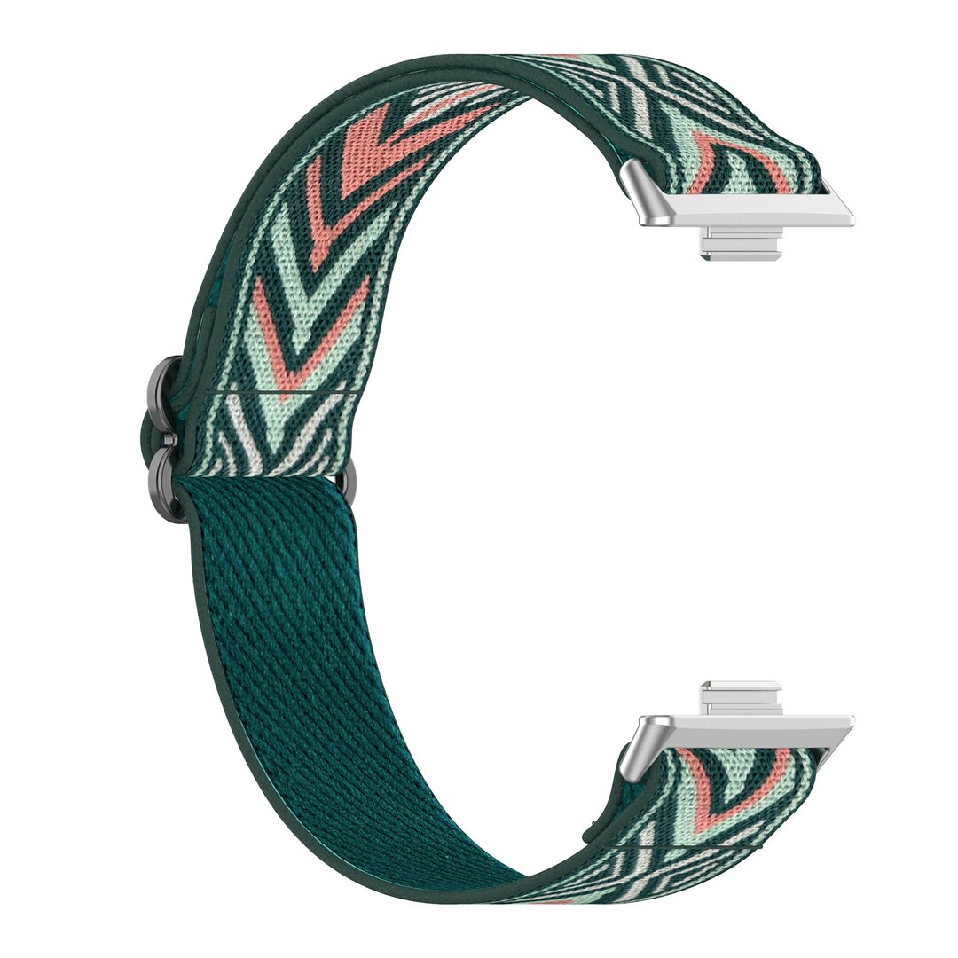 Elastische nylon band - Green Arrow - Huawei Watch Fit 3 / Fit 4