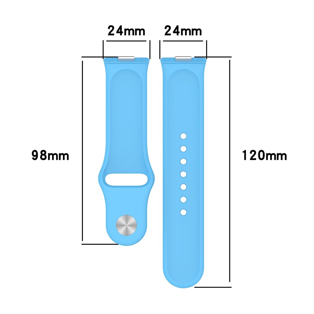 Siliconen sportband - Lichtblauw - Huawei Watch Fit 5 / 4 / 3