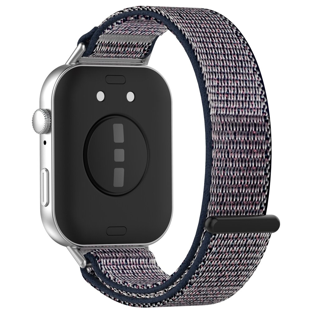 Sport loop nylon bandje - Blauw gem&ecirc;leerd - Huawei Watch Fit 5 / 4 / 3