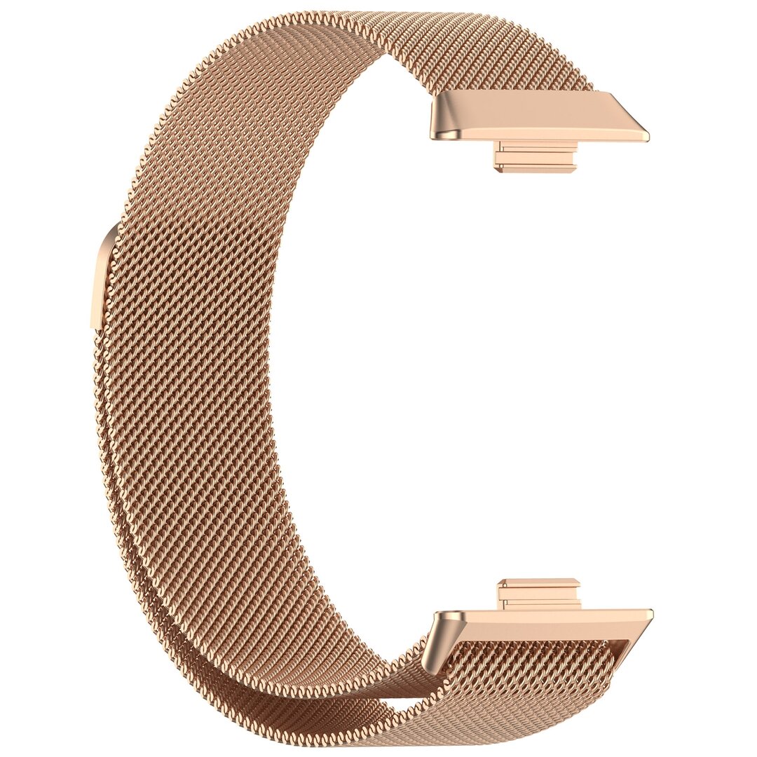 Milanese bandje - Champagne / ros&eacute; goud - Huawei Watch Fit 3 / Fit 4