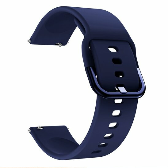 Siliconen sportband - Donkerblauw - Xiaomi Mi Watch / Xiaomi Watch 2 / Xiaomi Watch S1 / S2 / S3 / S4