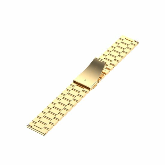 Stalen schakelband - Goud - Xiaomi Mi Watch / Xiaomi Watch 2 / Xiaomi Watch S1 / S2 / S3 / S4