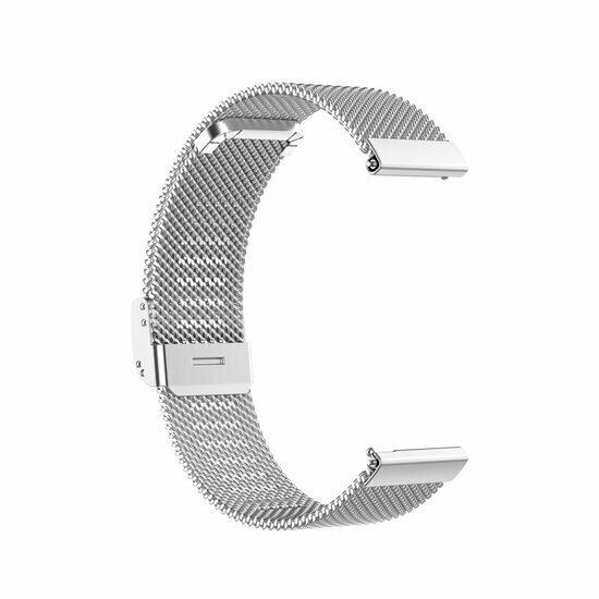 Xiaomi Mi Watch / Xiaomi Watch 2 / Xiaomi Watch S1 / S2 / S3 / S4  - Milanese bandje met klemsluiting - Zilver