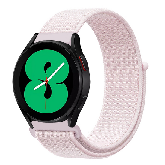 Sport Loop nylon bandje - Lichtroze - Xiaomi Mi Watch / Xiaomi Watch 2 / Xiaomi Watch S1 / S2 / S3 / S4