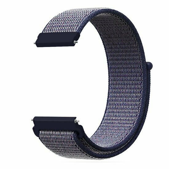 Sport Loop nylon bandje - Donkerblauw - Xiaomi Mi Watch / Xiaomi Watch 2 / Xiaomi Watch S1 / S2 / S3 / S4