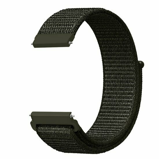 Sport Loop nylon bandje - Leger groen - Xiaomi Mi Watch / Xiaomi Watch 2 / Xiaomi Watch S1 / S2 / S3 / S4