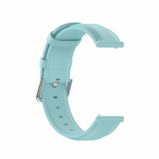 Garmin Forerunner 55 / 165 / 245 / 570 (42mm) / 645 - Classic leren bandje - Blauw
