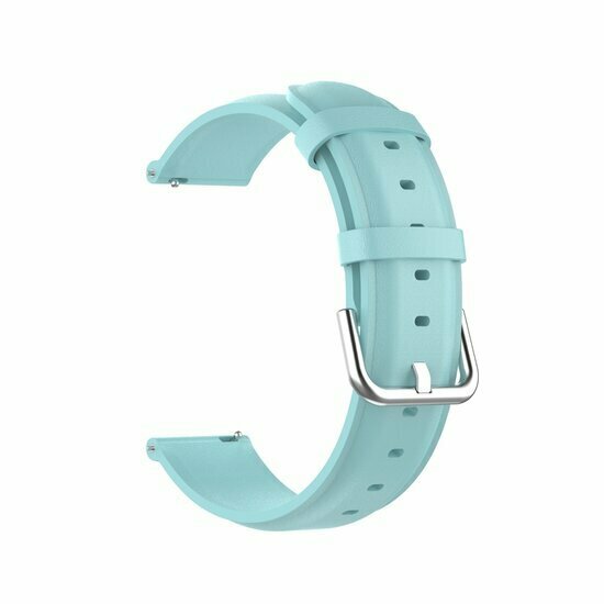 Garmin Forerunner 55 / 165 / 245 / 570 (42mm) / 645 - Classic leren bandje - Blauw