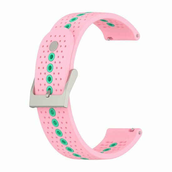 Garmin Forerunner 55 / 165 / 245 / 570 (42mm) / 645 - Dot Pattern bandje - Roze
