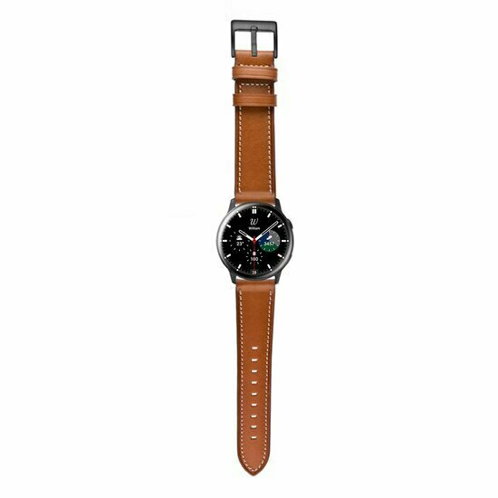 Garmin Forerunner 55 / 165 / 245 / 570 (42mm) / 645 - lederen bandje - Bruin