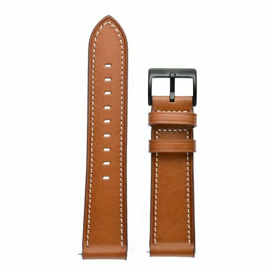 Garmin Forerunner 55 / 165 / 245 / 570 (42mm) / 645 - lederen bandje - Bruin