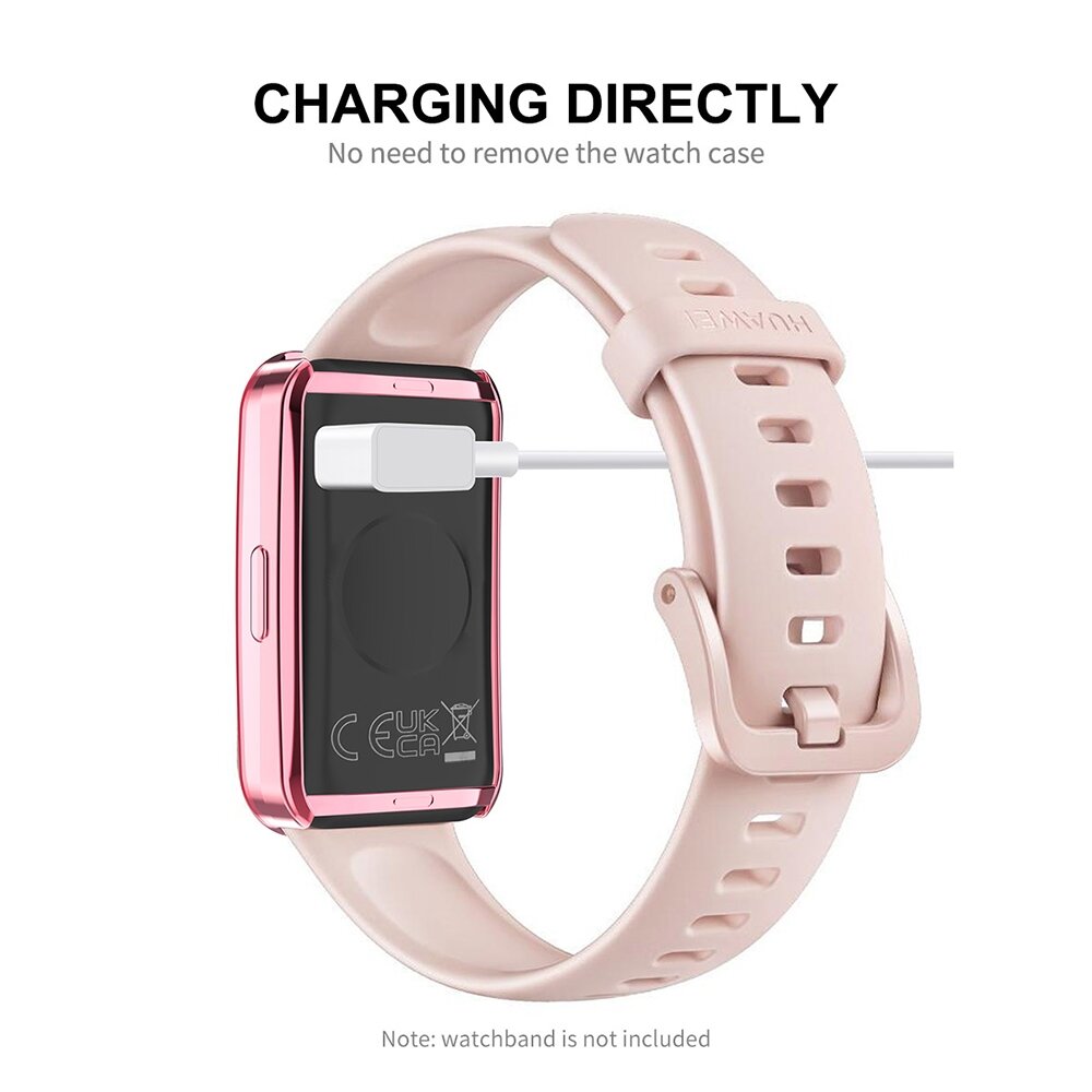 TPU bescherm case - Zilver - Huawei Band 10 / 9 / 8
