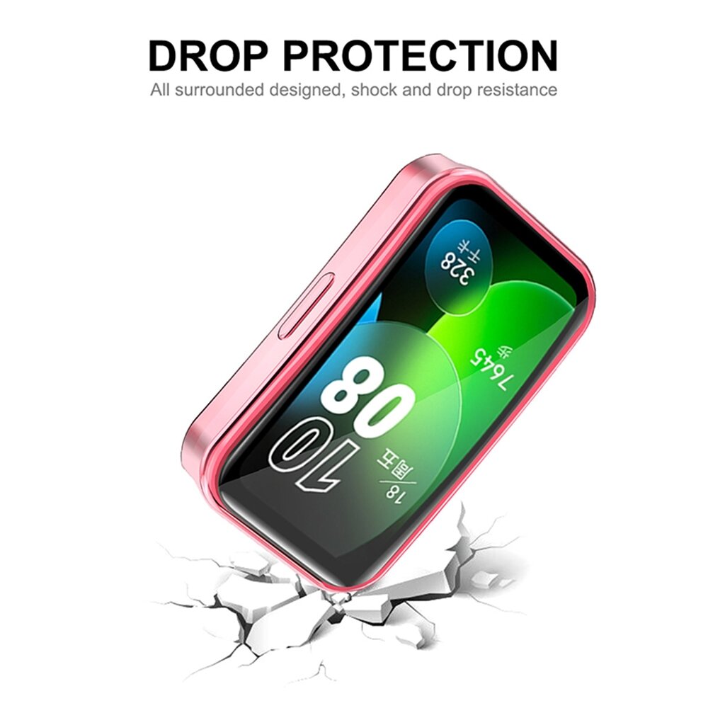 TPU bescherm case - Zilver - Huawei Band 10 / 9 / 8