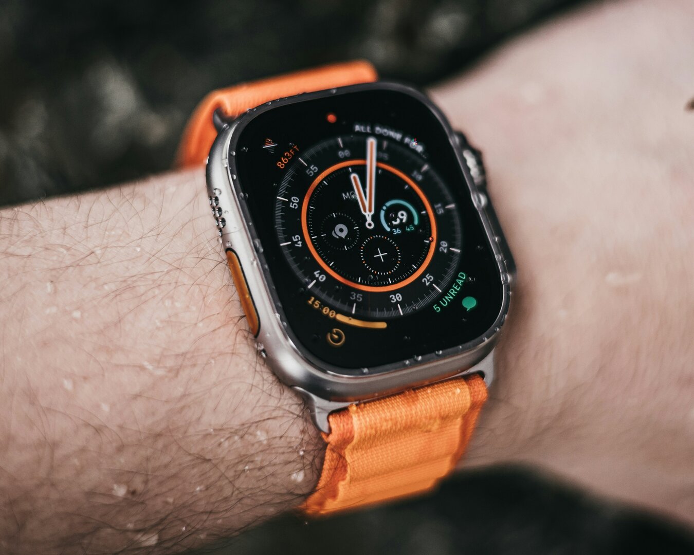 Alpine Loop nylon bandje - Oranje - Geschikt voor Apple Watch 38mm / 40mm / 41mm / 42mm