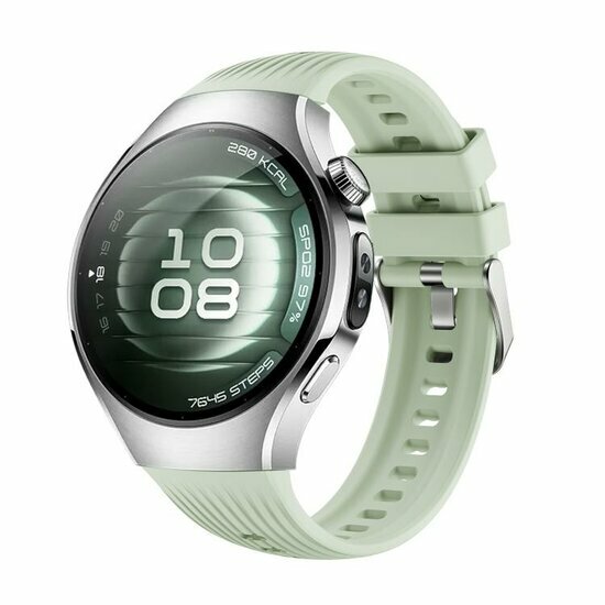 Siliconen bandje 'True Fit' - Groen - Huawei Watch 5 - 42mm