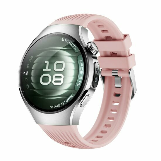 Siliconen bandje 'True Fit' - Roze - Huawei Watch 5 - 42mm