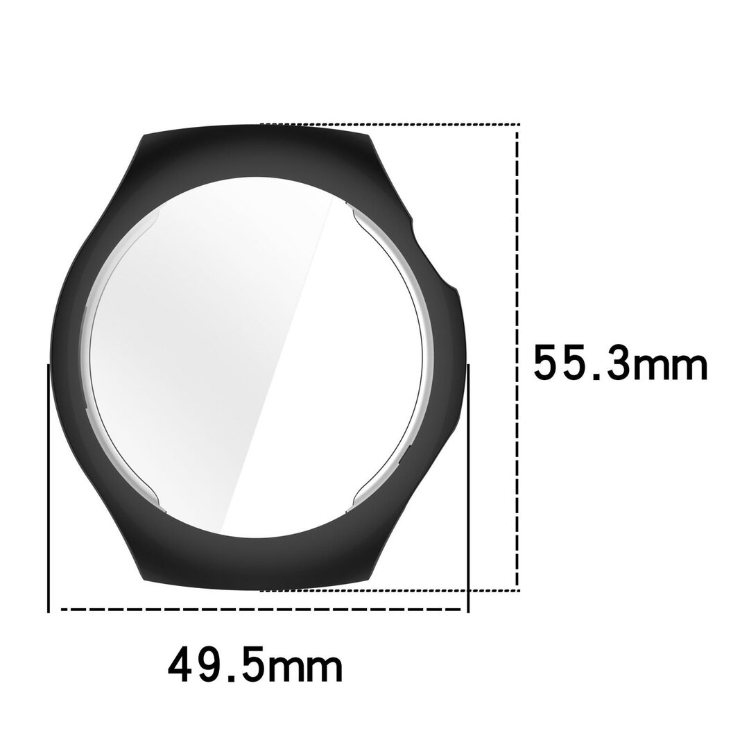 TPU case - Zwart - Huawei Watch 5 - 46mm