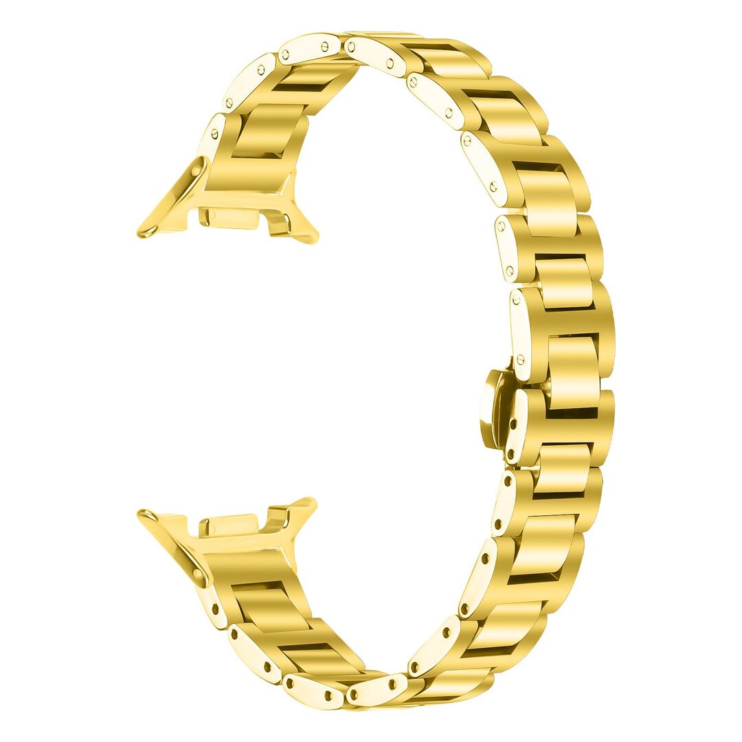 Slim fit stalen schakelband - Goud - Samsung Galaxy Watch 8 - 40mm / 44mm