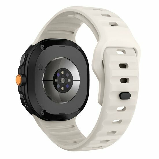 Wave siliconen band - Starlight - Samsung Galaxy Watch 8 Classic - 46mm
