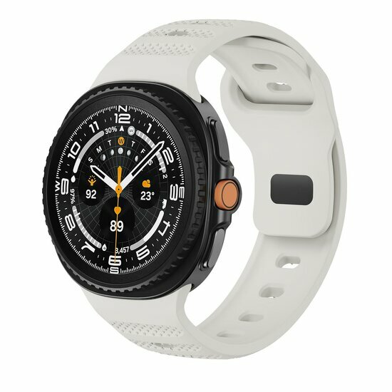 Wave met motief siliconen band - Starlight - Samsung Galaxy Watch 8 Classic - 46mm