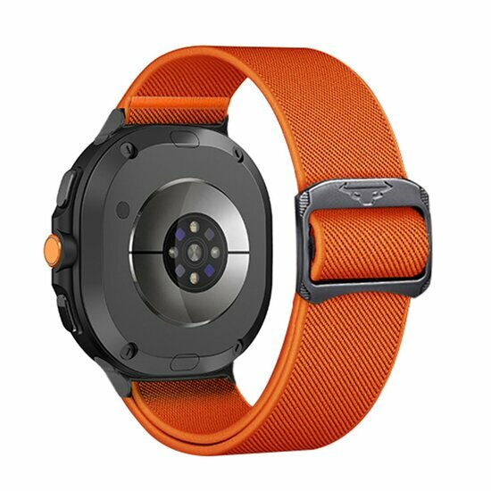 Nylon Loop bandje - Oranje - Samsung Galaxy Watch 8 Classic - 46mm