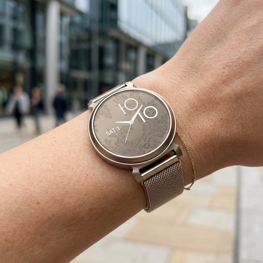 Milanese bandje - Vintage goud - Garmin Lily 2