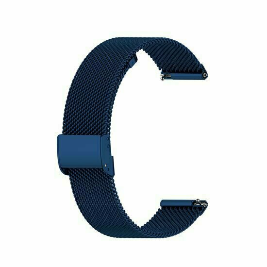 Garmin Vivomove 3 / HR / Luxe / Sport / Style / Trend - Milanese bandje met klemsluiting - Donkerblauw