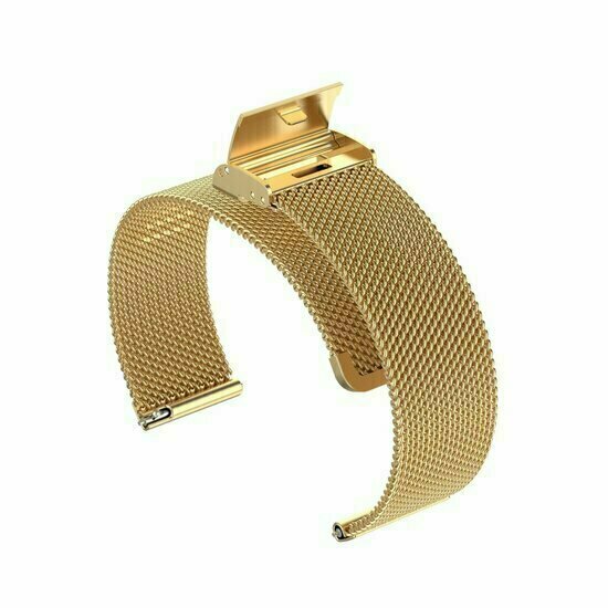 Garmin Vivomove 3 / HR / Luxe / Sport / Style / Trend - Milanese bandje met klemsluiting - Goud