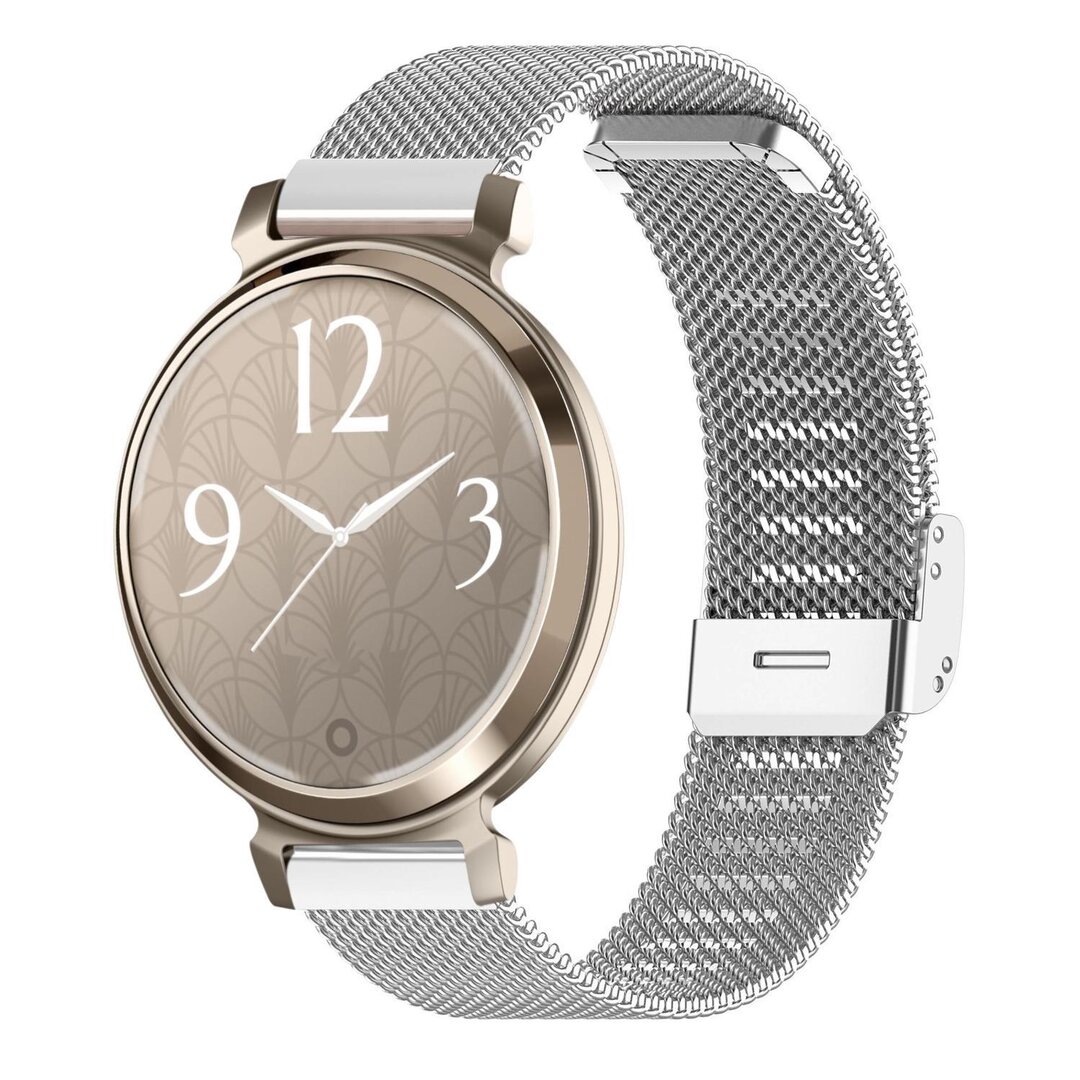 Milanese bandje met klemsluiting - Zilver - Garmin Lily 2