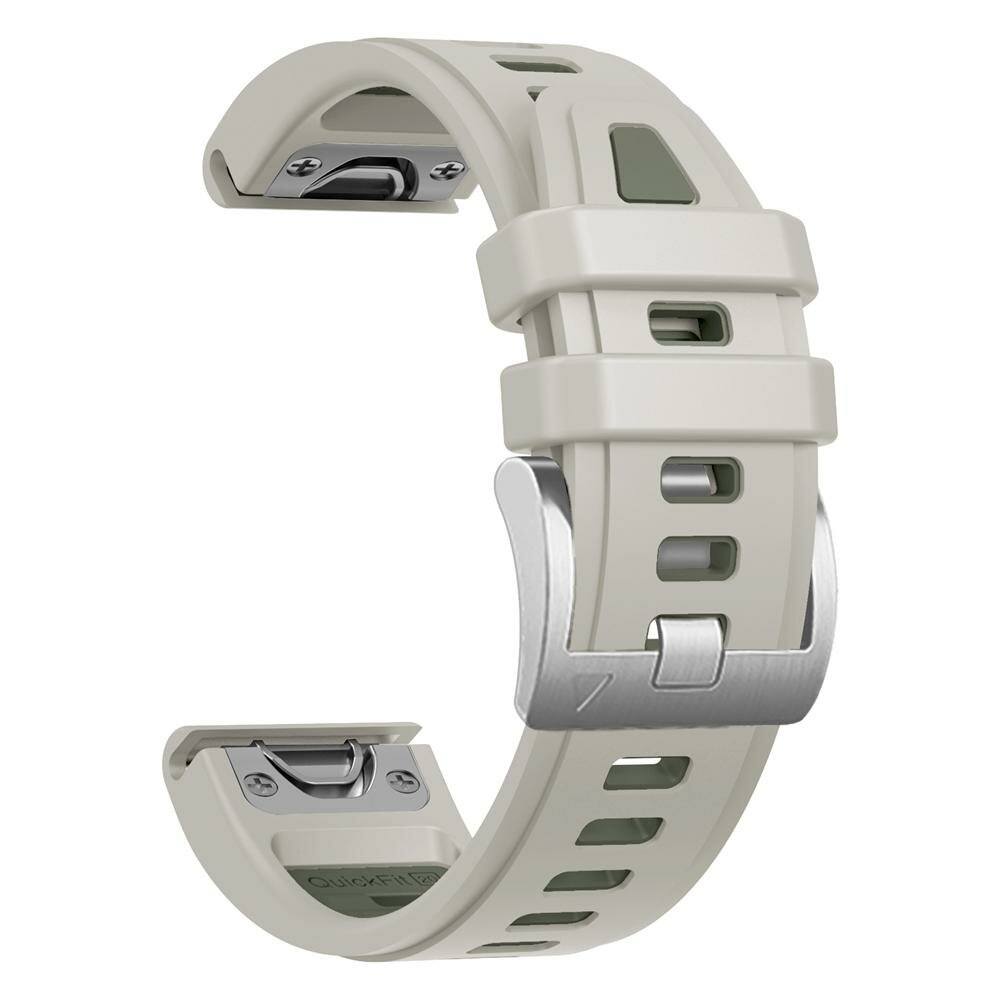 Siliconen bandje - Zandgrijs - Garmin Fenix 8 - 43mm