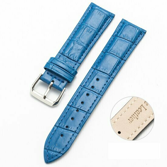 Garmin Venu 4 - 45mm - Crocodile leren bandje - Blauw