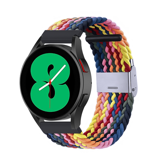 Garmin Venu 4 - 45mm - Braided nylon bandje - Multicolor Summer