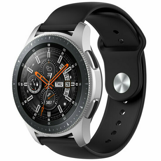 Garmin Venu 4 - 45mm - Rubberen sportband - Zwart