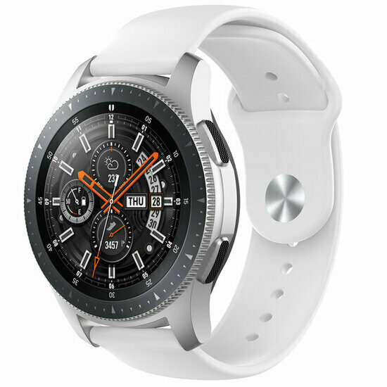 Garmin Venu 4 - 45mm - Rubberen sportband - Wit