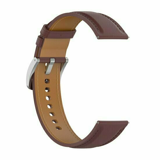 Garmin Venu 4 - 45mm - Luxe leren bandje - Donkerbruin