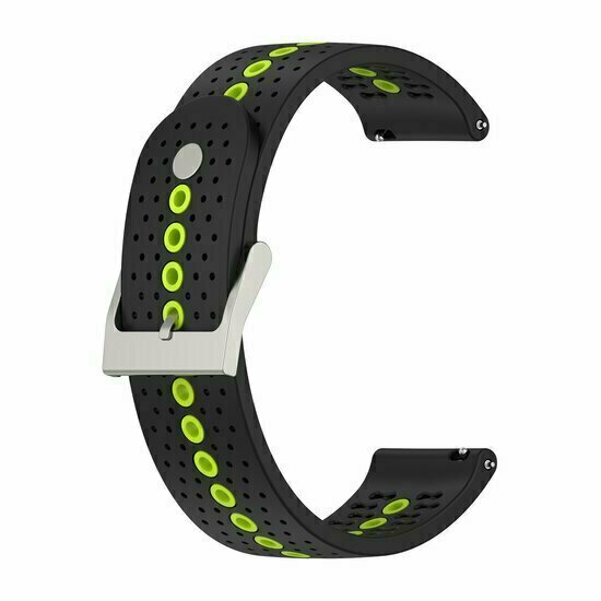 Garmin Venu 4 - 45mm - Dot Pattern bandje - Zwart met geel
