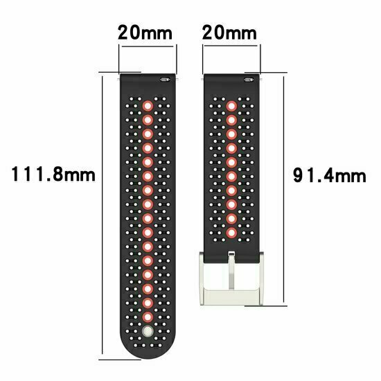 Garmin Venu 4 - 45mm - Dot Pattern bandje - Zwart met geel