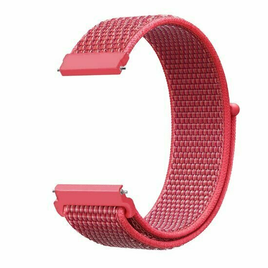 Garmin Venu 4 - 45mm - Sport Loop nylon bandje - Donkerroze