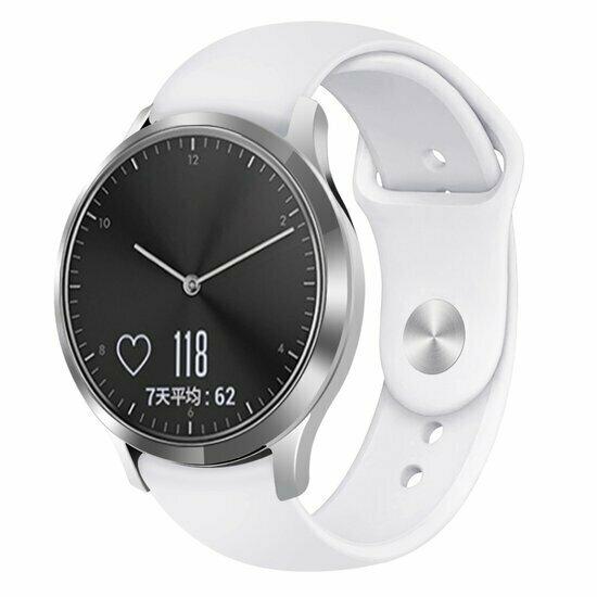 Garmin Venu 4 - 41mm - Sportbandje - Maat: Large - Wit