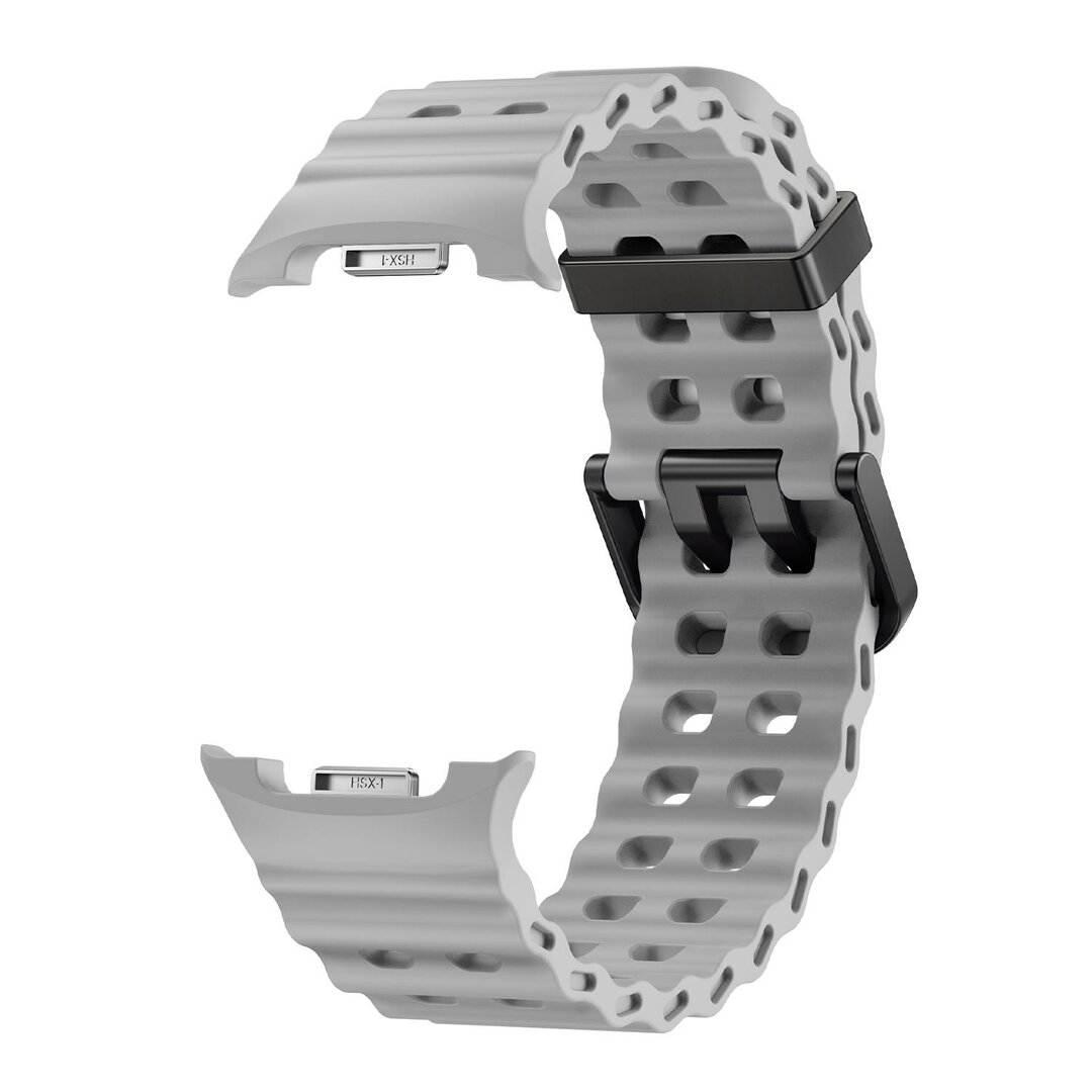 Marine siliconen band - Grijs - Samsung Galaxy Watch 8 - 40mm / 44mm