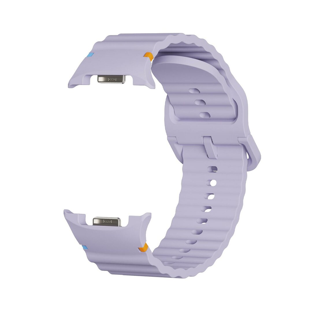 Classic Wave siliconen band - Paars - Samsung Galaxy Watch 8 - 40mm / 44mm